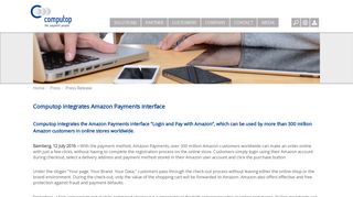 Computop integrates Amazon Payments interface