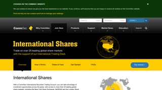 CommSec - International Share Trading Account - Join Now