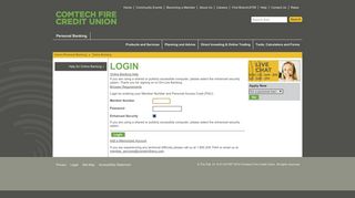 Comtech Fire Credit Union - Online Banking