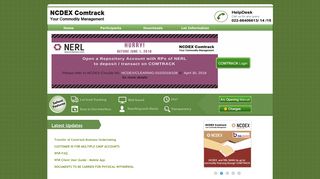 Welcome to COMTRACK - Commodity Management System - NERL