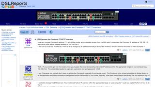 [DSL] access the Comtrend CT-5072T interface - DSL Extreme ...