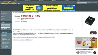 SG :: Comtrend CT-5072T DSL Router