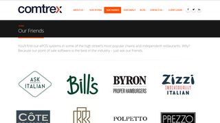 Our Friends | Comtrex | Restaurant ePOS Software | Hospitality ePOS