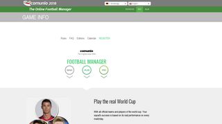 Comunio World Cup Game Info