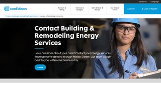 Contact Building & Remodeling Energy Services | Con Edison