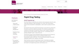 Rapid Drug Testing - eScreen.com