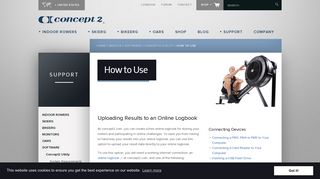 Uploading Results to an Online Logbook - Concept2