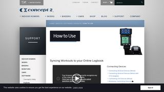Syncing Workouts to your Online Logbook - Concept2