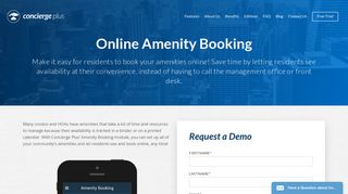 Online Amenity Booking for Condos & HOAs - Concierge Plus