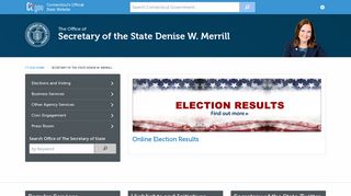 Secretary of the State Denise W. Merrill - CT.gov