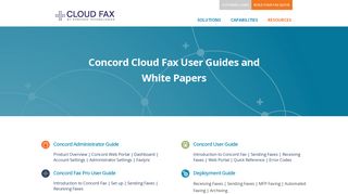 Fax User Guides | Concord Fax: Online Cloud Fax Service