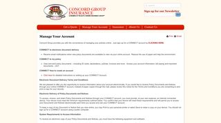 Manage Your Account - Concord Group Insurance