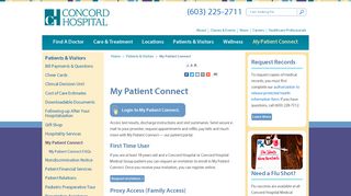 My Patient Connect | Patient Portal - Concord Hospital