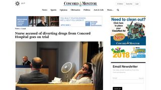 Nurse accused of diverting drugs from Concord Hospital goes on trial