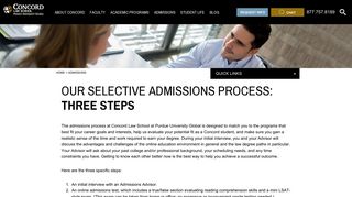 Applying to Law School Online - Concord Law School Admissions