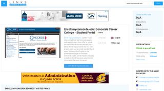 Visit Enroll.myconcorde.edu - Concorde Career College - Student Portal.