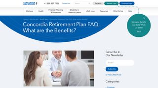 Concordia Retirement Plan FAQ: What are the Benefits? |