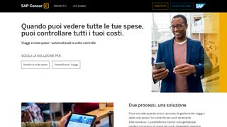 Sistema di gestione dei viaggi e delle spese online - SAP Concur Italia