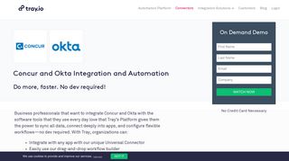 Concur, Okta Integration | Tray.io