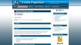 Concur Premier Review | Totally Paperless