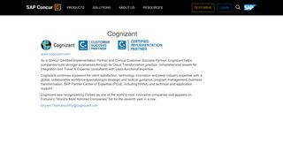 Cognizant Concur Customer Success Partner - SAP Concur