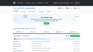 GitHub - Anaconda-Platform/anaconda-client: Anaconda Server Client