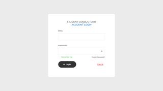 Account Login - Student Conductor