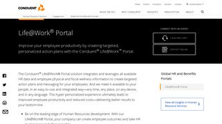 HR Portal Solutions - Conduent <span class=