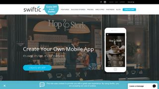 Swiftic: iPhone & Android App Maker - Create Your Own App in Minutes!
