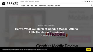 Here's What We Think of Conduit Mobile: After a Little Hands-on ...