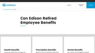 Benefits - Con Edison Retirees
