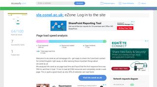Access vle.conel.ac.uk. eZone: Log in to the site