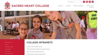Sacred Heart College - College Intranets