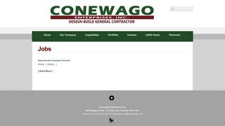 Jobs – Conewago Enterprises, Inc..