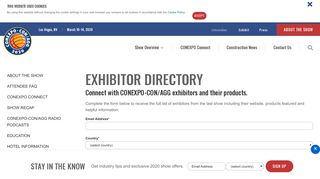 CONEXPO-CON/AGG | Exhibitor Directory