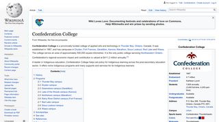 Confederation College - Wikipedia