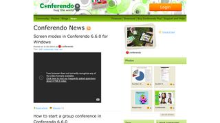 News - Conferendo News / Free Video Chat Conferendo
