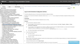 Log In to the Orchestrator Configuration Interface