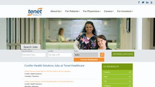 Conifer Health Solutions Jobs at Tenet Healthcare