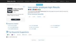 Icon conifer employee login Results For Websites Listing - SiteLinks.Info