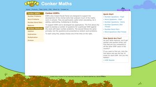 Conker Maths - Conker KIRFs