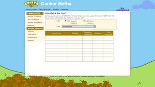 KIRF Results - Conker Maths