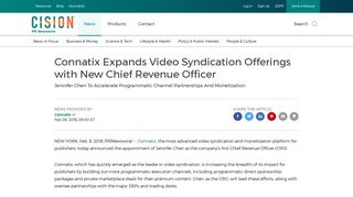 Connatix Expands Video Syndication Offerings with New Chief ...