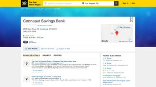 Conneaut Savings Bank 2046 State Route 45, Austinburg, OH 44010 ...