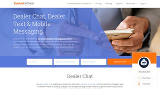 Contact At Once | Dealer Chat & Text from Contact At Once!