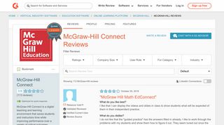 McGraw-Hill Connect Reviews 2019 | G2 Crowd