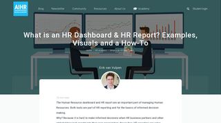 What is a Human Resource Dashboard & HR Report? Examples and ...
