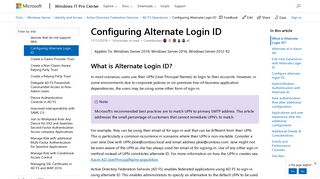 Configuring Alternate Login ID | Microsoft Docs