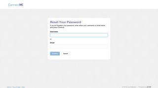 Reset Your Password | ConnectME