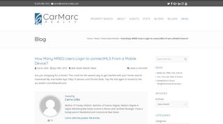 How Many MRED Users Login to connectMLS From a Mobile Device ...